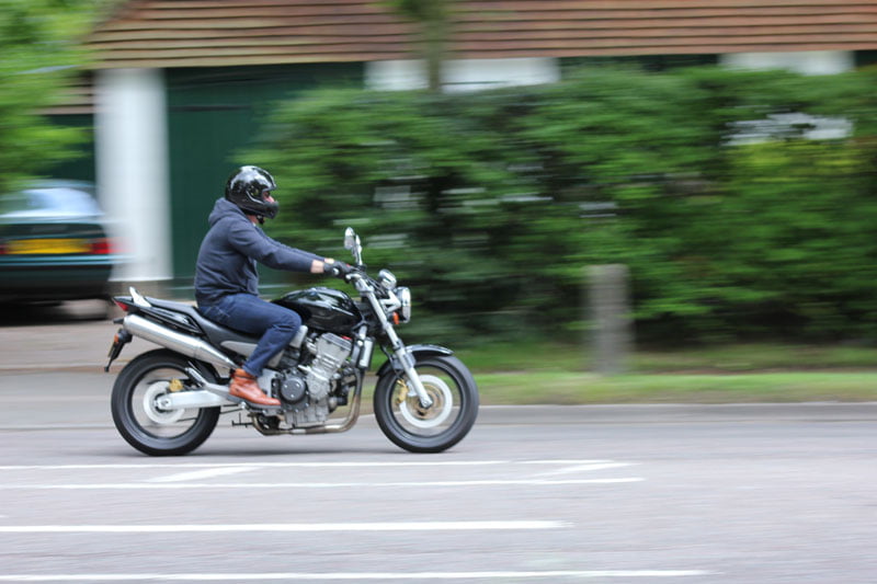 panning photography motorcycle photo