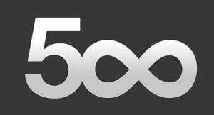 500px logo