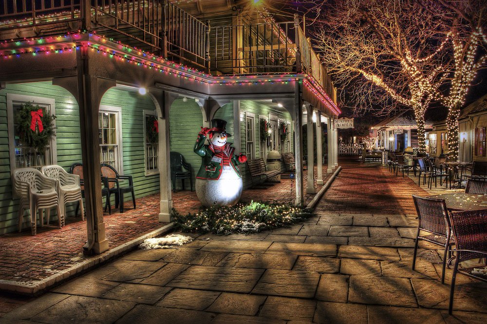 snowman christmas photoshoot