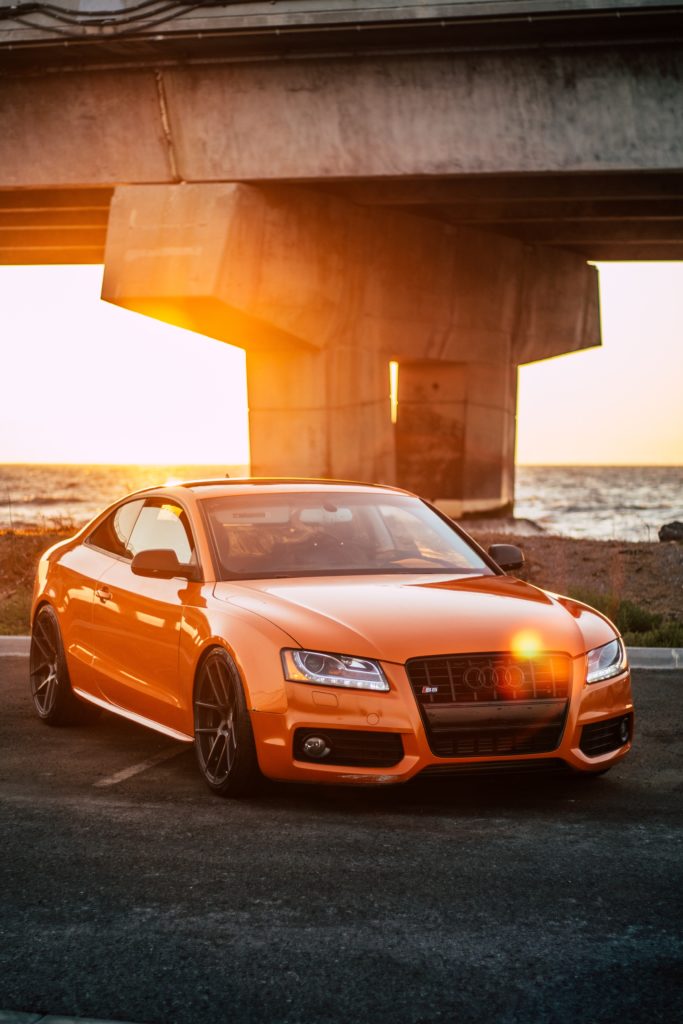 How to photograph cars audi a5 sunset time